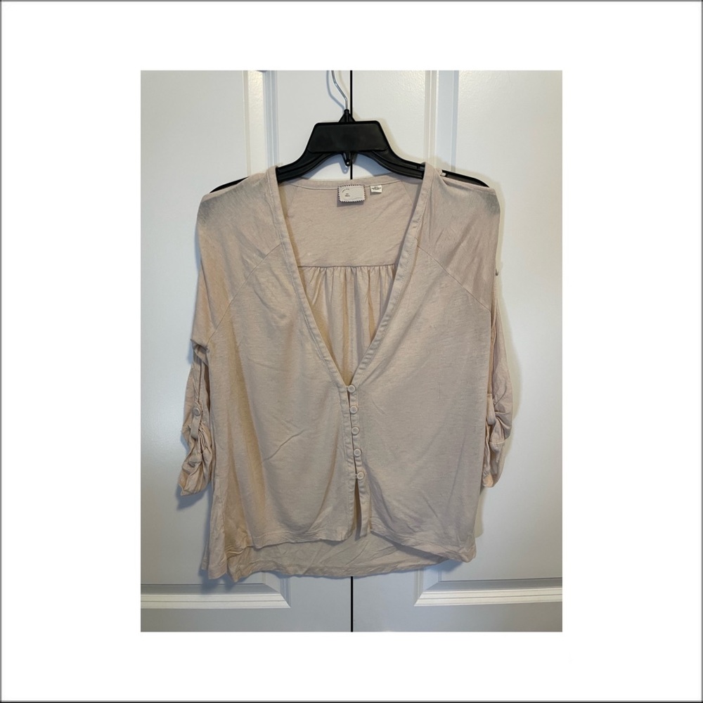 Anthropologie (9-H15 STCL) top, size S